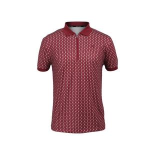 Men's 1/2 Zip AOP Technical Jersey Short Sleeve Polo
