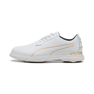 Men's Players Royale Spikeless Golf Shoe - White/Gold