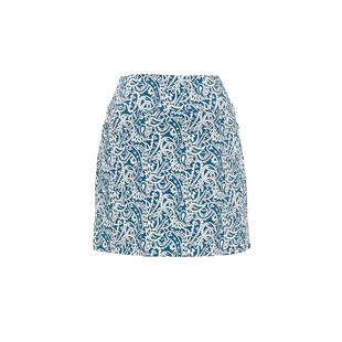 Women's Techno Printed 18 Inch Skort