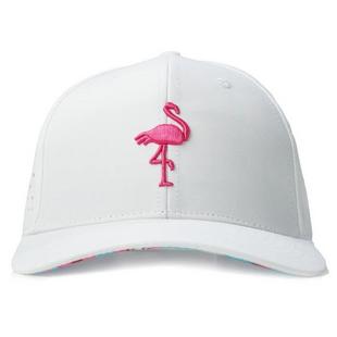 Men's Flamingo Pool Party Cap - White